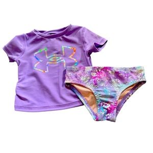 NWTS Under Armour baby rashguard swimsuit, sz 12 months